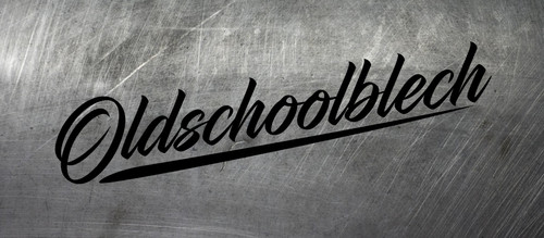 Aufkleber oldschoolblech auto - oldschoolblech,