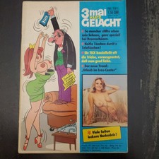 3 MAL KURZ GELACHT Nr. 191, schöne und lustige Erotik Witze, Magazin, 68 S., A5
