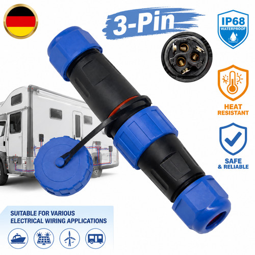 Polig kabelverbinder 25a - kabelverbinder,