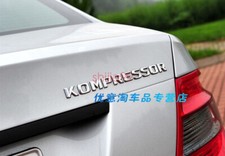 1x CHROME KOMPRESSOR TRUNK