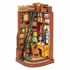 Rolife Silent Corner Study Zum Selbermachen Bücherecke & Wunderland Regal Einsatz 3D Puzzle
