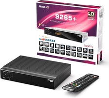 AMIKO 9265+ 4K UHD Combo Receiver, Sat- Kabel- & DVB-T2 Receiver mit PVR 
