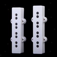 Weiße Elektrische 4-saitige Bassgitarre Offenen Stil Abnehmerabdeckung Set