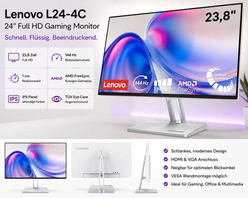 Lenovo zoll 144hz gaming - lenovo,