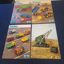 4 alte Prospekte Grip