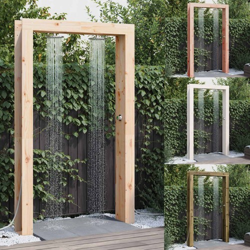 Modern outdoor dusche holz - modern,