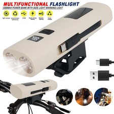 Extrem Hell USB Fahrrad Licht Set 600lm LED Beleuchtung Akku Lampe Fahrradlampe