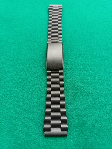 Schwarzes uhrenarmband 18mm - schwarzes,