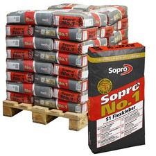 40x Sopro No.1 S1 Flexkleber Fliesenkleber Natursteinkleber Kleber Fliesen 25 kg