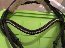 Schumacher Stirnriemen Swarovski Kristalle Gr. WB Modell Tiffany Einfass: gold