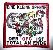 Anti Aufnäher Offenbach  + EINE KLEINE.. + Fan Weste Kutte Patch Sammler Stadion