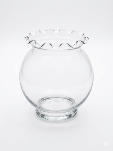 Vintage glasvase windlicht - glasvase,