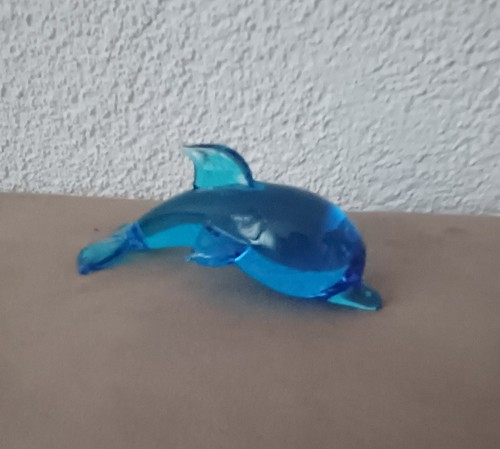 Blaue deko figur delfin blau - deko,