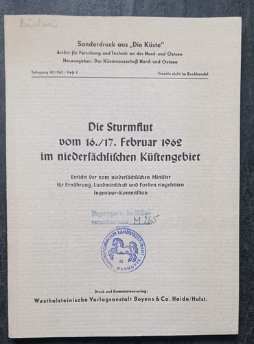 Die sturmflut 1962 im - sturmflut,