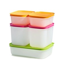 Tupperware Eiskristall Set (5) Einfrieren Behälter Dose Tupper Gefrierbehälter