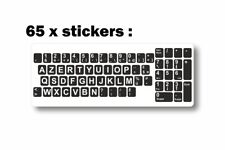 Sticker aufkleber azerty
