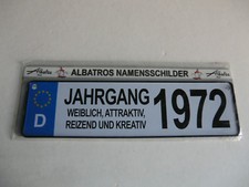 Albatros Namensschilder