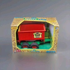 My little Farm Traktor Anhänger Kinder Spielzeug Wader Neu OVP Vintage Bauernhof