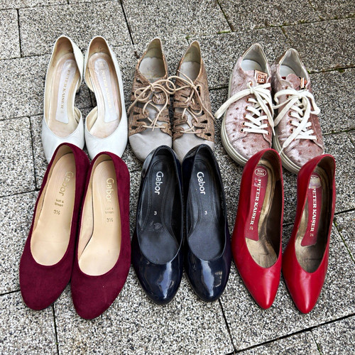Paar damenschuhe konvolut - 6,