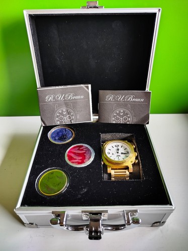 Braun automatic uhr - r.u., +