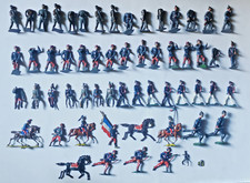 Konvolut, 58 Heyde, Haffner, Spenkuch usw. Zinn- Bleisoldaten, 1,24 Kg, Bastler.