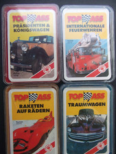 Quartett Konvolut 4 Stück Top Ass Fx Schmidt Königswagen Feuerwehr Traumwagen