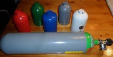 DECKEL Gasflasche 3-50l,  und Atemluftflasche 4l mit/ohne TÜV, Gasflaschendeckel