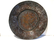 Teller antik - Orient Messing - versilbert