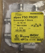 ALPEX F50 PROFI Kreuzungs-T-Stück 16 x 16 x 16 mm Messing 86916399 /B