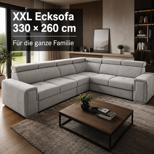Xxl ecksofa fondi - ecksofa, v