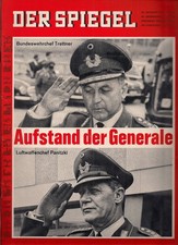 Der Spiegel 29. August 1966 Nr. 36 -60 Geburtstag "Aufstand der Generale"