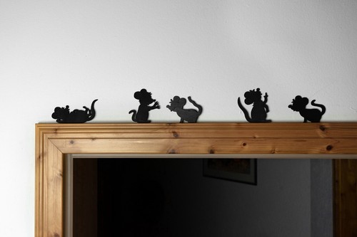 Mäuse set kantenhocker - mäuse,