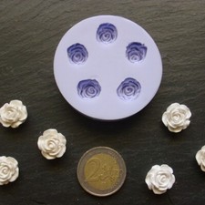 Silikonform Rosen 5tlg /