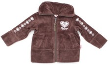 PRENATAL Nicki-Jacke Kragenjacke braun Mädchen- Gr. 74