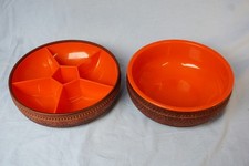 Emsa 2 Schalen Original 70er-Jahre 1x Kabarett + 1x Schale 1A Schüssel