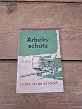 Orig. Schlepper Broschüre Arbeitsicherheit in der Landwirtschaft Traktor Lanz 