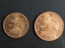 Andorra 1 Cent Und 2 Cent