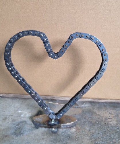 Herz aus kette handmade - aus, –