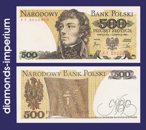Polen 500 zloty 1982 - zloty,