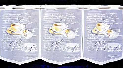 Kaffee scheibengardine mocca - ,