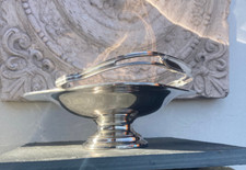 Schale England antik Silberauflage Kingsway Art Déco Hotelsilber Tafelaufsatz