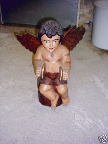 Putte engel holzengel figur - putte,