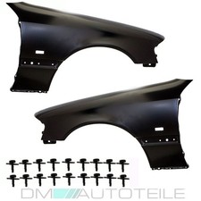 Mercedes W202 S202 Kotflügel SET Rechts Links Fender 93-01+Blinkerloch+SCHRAUBEN