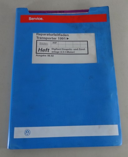 Werkstatthandbuch - , vw