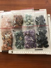 8 Tüten mit Rosenquarz