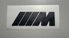 M Logo für BMW  (12x4) Sticker Aufkleber KFZ 3M Decal Tuning Auto