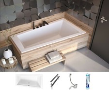 raumsparende Badewanne