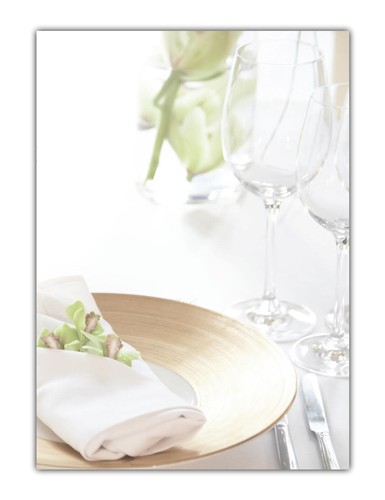 Gastronomie motiv briefpapier - gastronomie, motiv-briefpapier