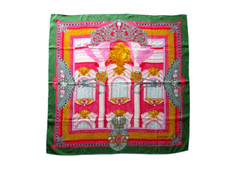 Damen Seidentuch Original Must de Cartier, Belle Epoque, Vintage, Originalkarton