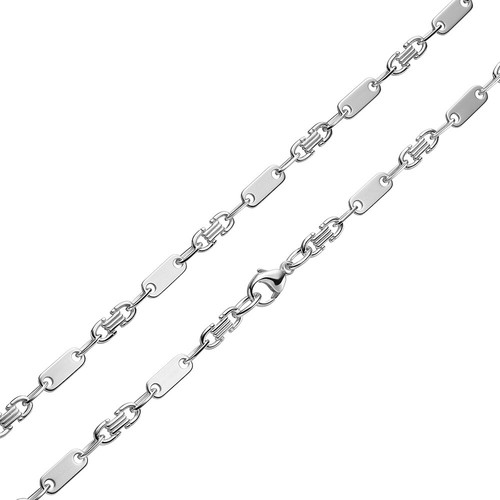 Plattenkette 6mm 925 silber - plattenkette,